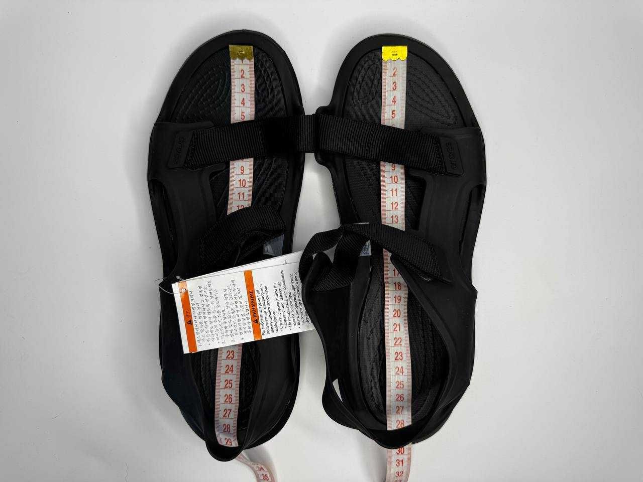 Crocs Sandal man swiftwаter black Крокси M11/W13 44р Уцінка! №10139