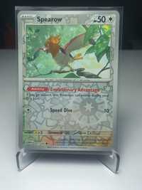 Karta Pokemon Spearow Reverse Holo - MEW 151, 021/165