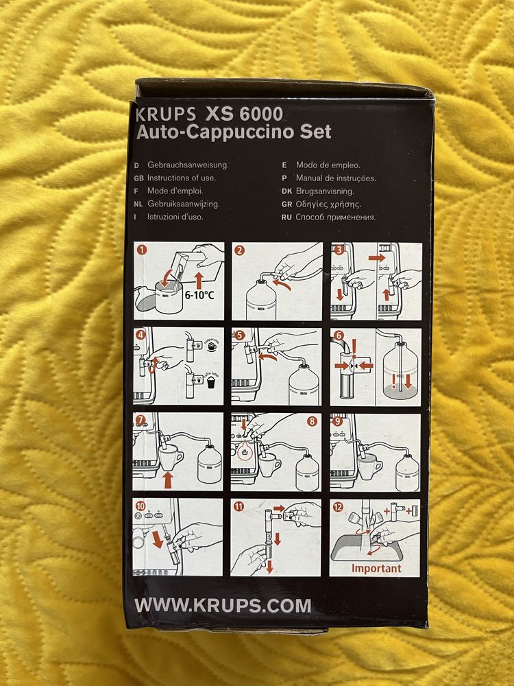 Krups Auto Cappucino Set XS6000 Nowy
