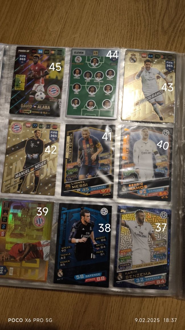 Karty kolekcjonerskie Panini Adrenalyn Messi Ronaldo Neymar Lewandowsk