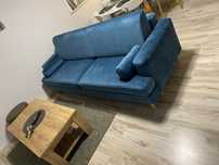 Sofa welurowa z mozliwoscia spania