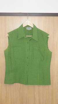 Camisa de senhora verde Fimgi
