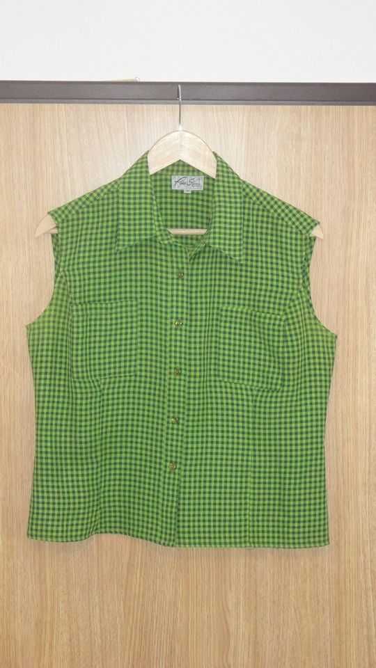 Camisa de senhora verde Fimgi