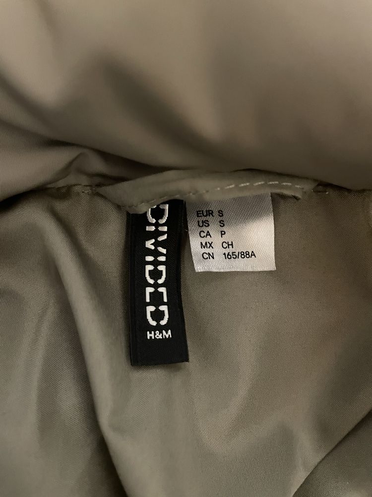 Kurtka zimowa kolor khaki