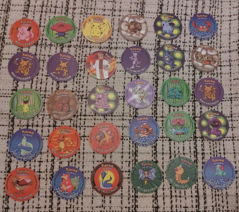 Tazos Pokemon Lays