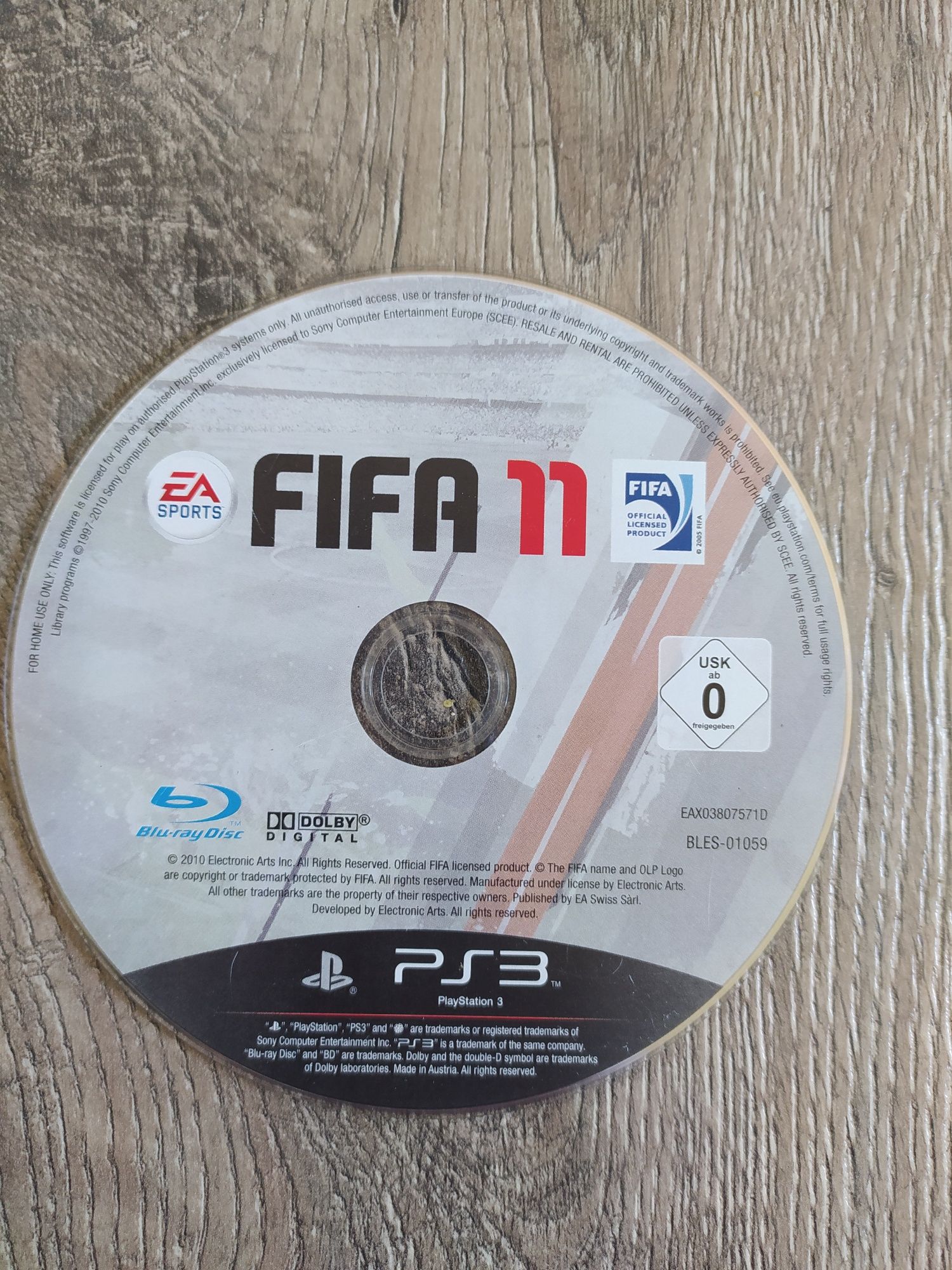 Gra PS3 FIFA 11 Wysyłka