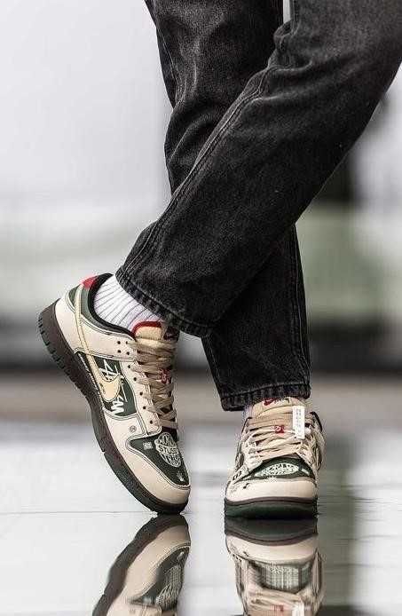 Мужские кроссовки Nike Dunk Low x Stussy 40-45 найк данк Обнова Весны