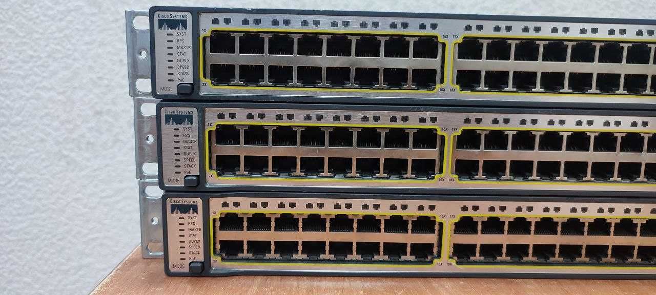 Комутатор Cisco WS-C3750-48PS-S та WS-C3750v2-48PS-S