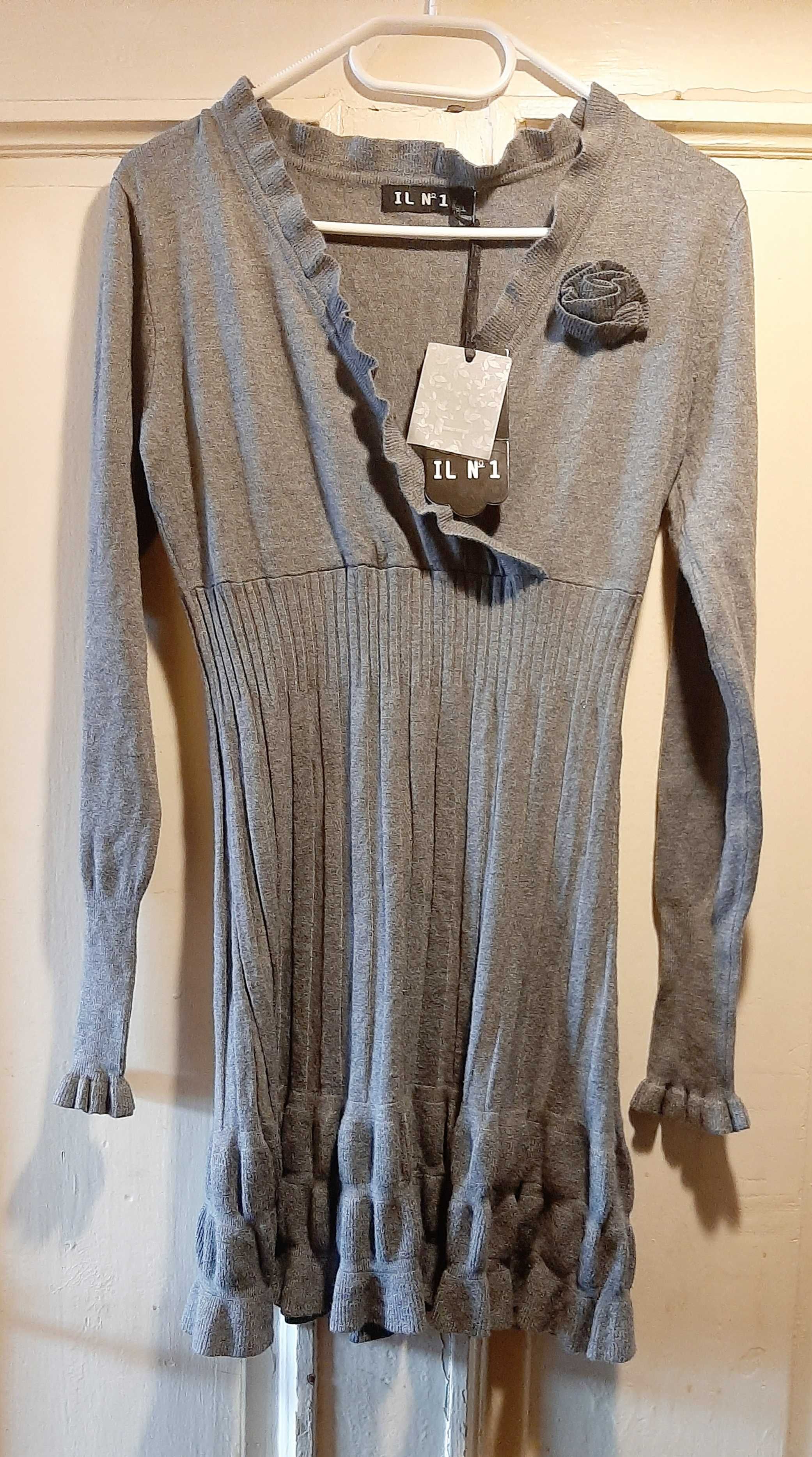 Sukienka sweterkowa, L/XL, nowa