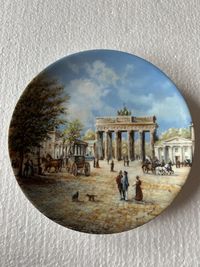 Вінтаж:  лот 6 шт акція колекція тарілок Знамениті ворота Німеччини