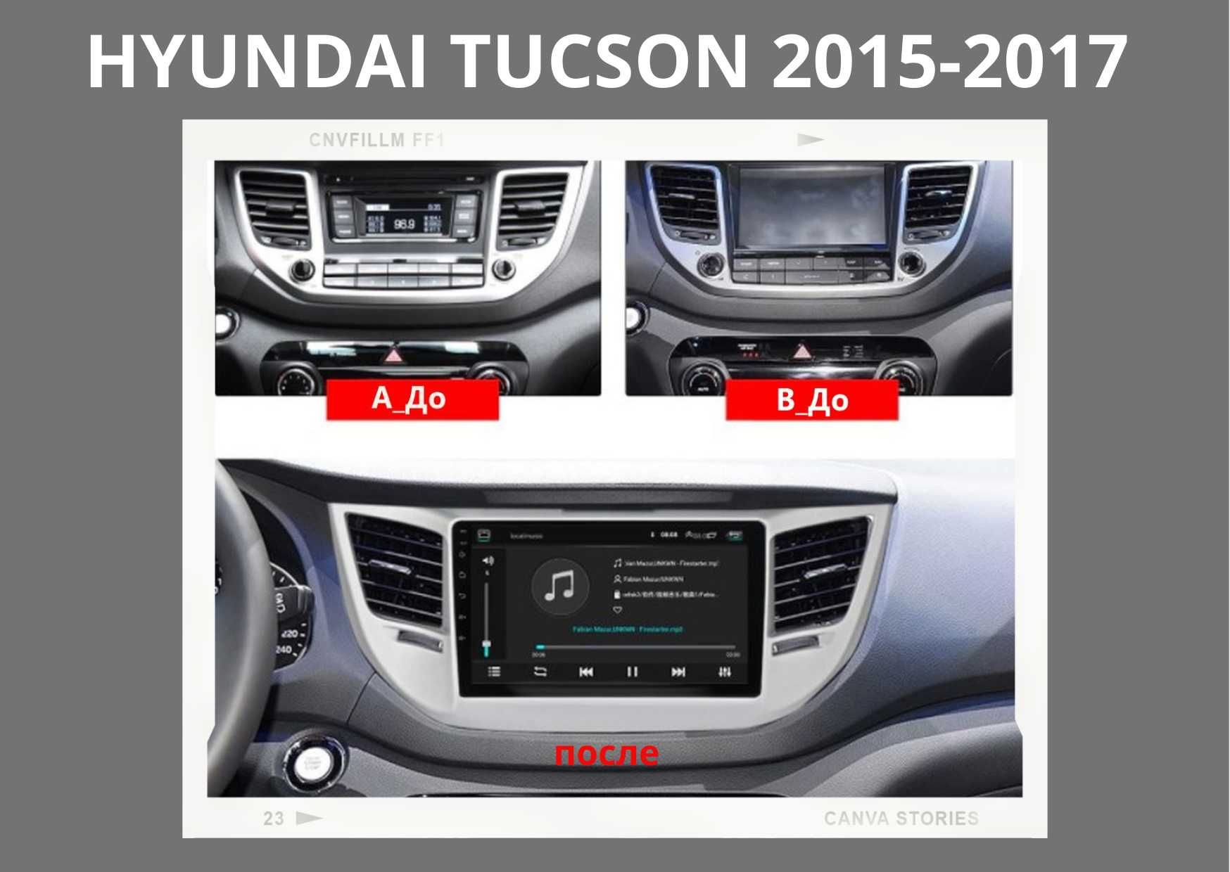 Штатні Магнітоли Hyundai Tucson 2006-2013, 2015-2017 з Android 10