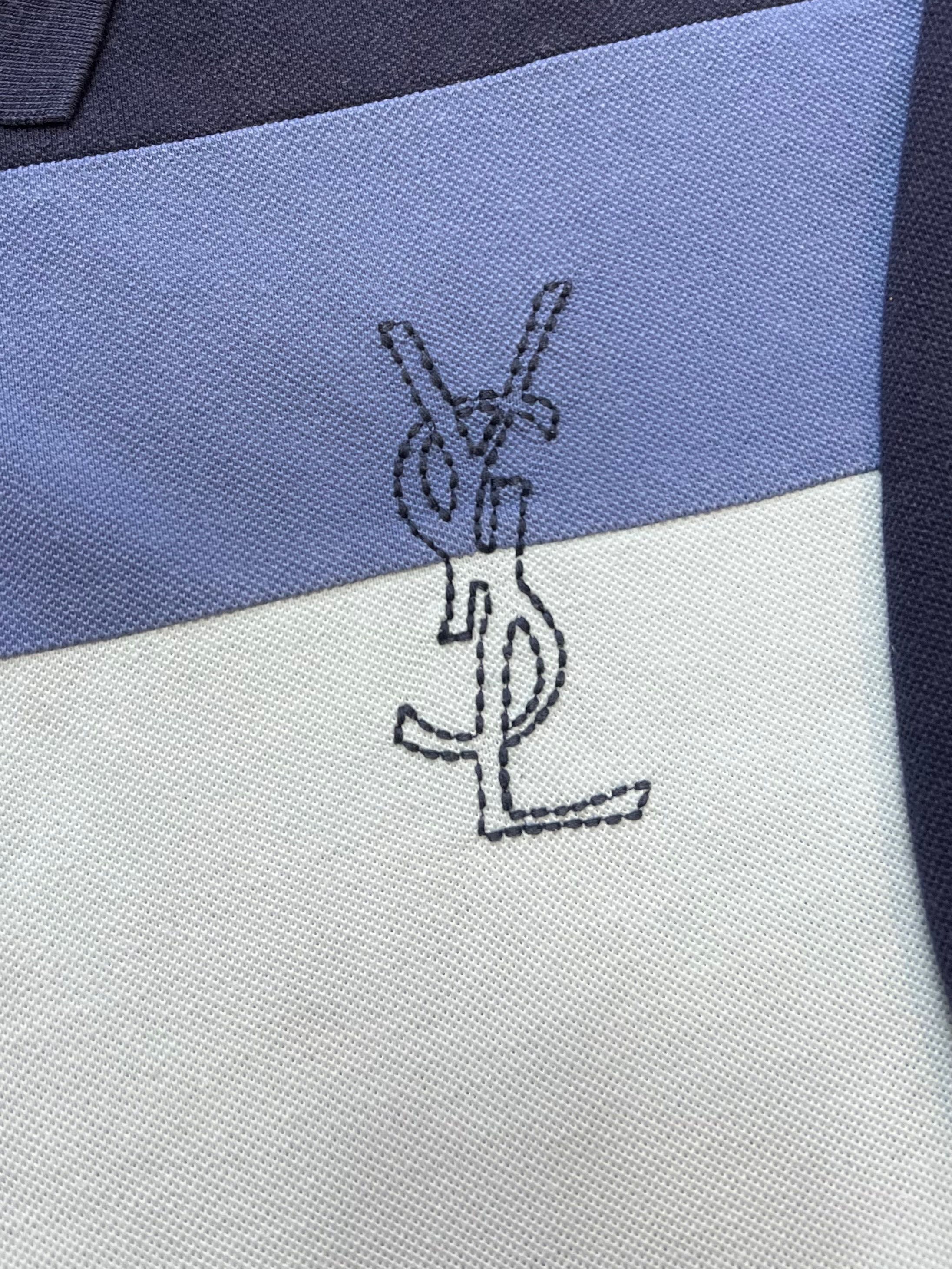 Polo koszulka Yves Saint Laurent YSL big logo