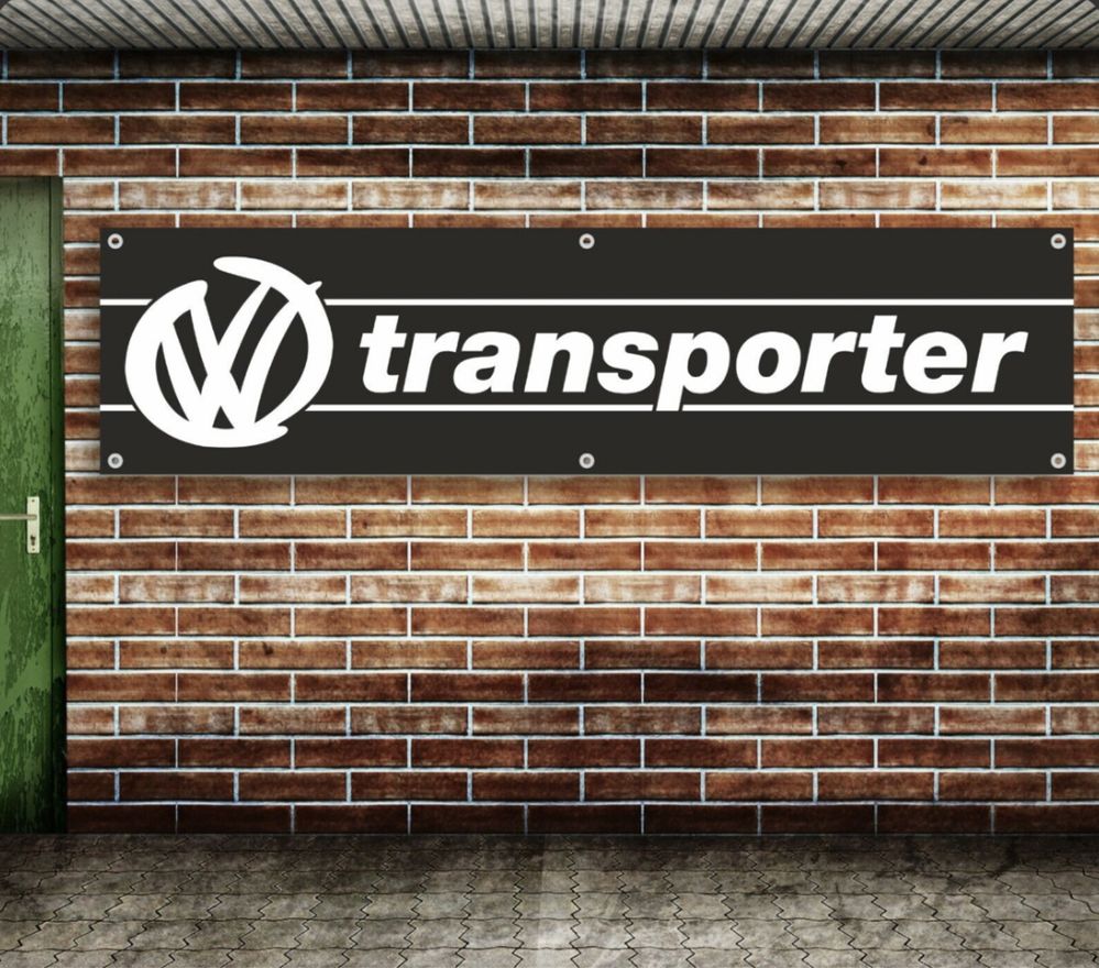 Baner plandeka 150x60cm Volkswagen transporter t4 t5 t6 t7 caravelle