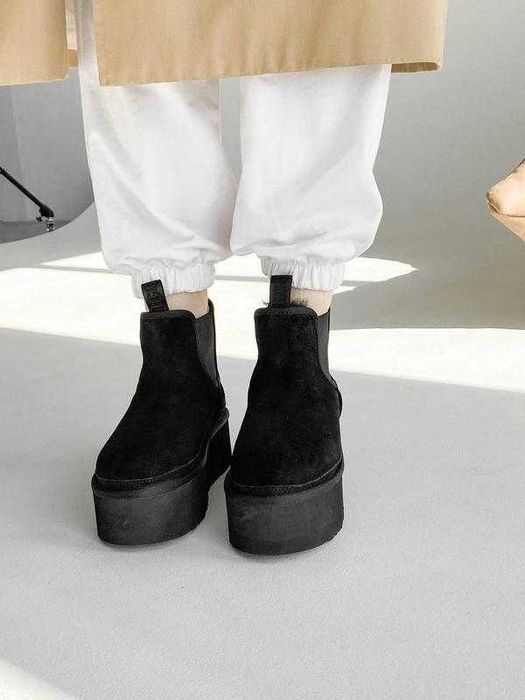Угги/Угг/Уггі/Уги/Угі/UGG Australia Platform Chelsea Boot Black