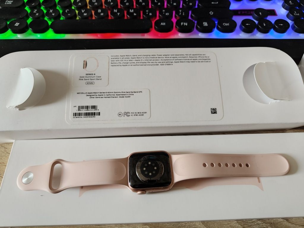 Apple Watch 6 40mm pink