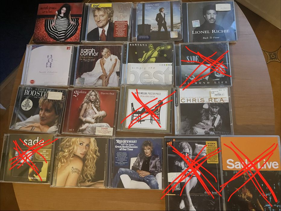 Kolekcja muzyki płyt CD
