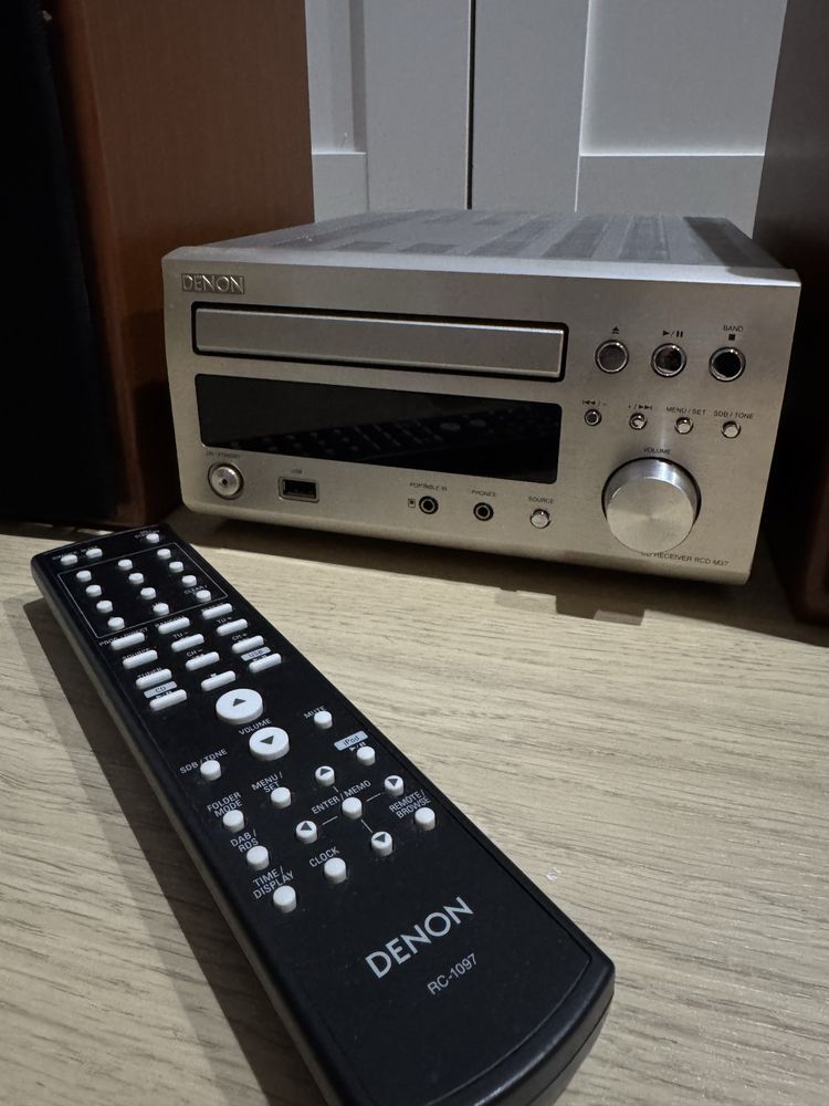 Denon RCD-M37, SC-M37 Amplituner Stereo Wieża Zestaw
