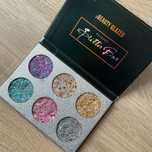 Paletka Beauty Glazed Glitter Box prasowane brokaty na twarz na oczy
