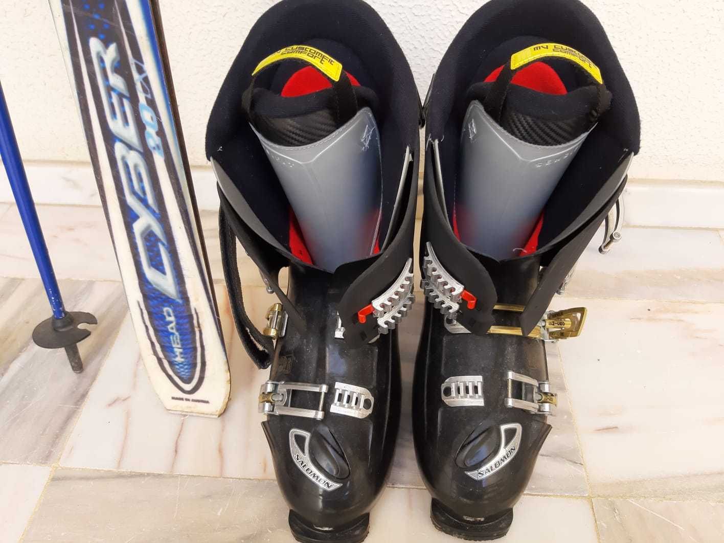 Skis (Head) e Botas (Salomon)