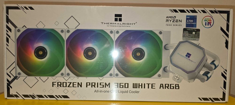 Chłodzenie wodne Thermalright Frozen Prism 360 mm White ARGB