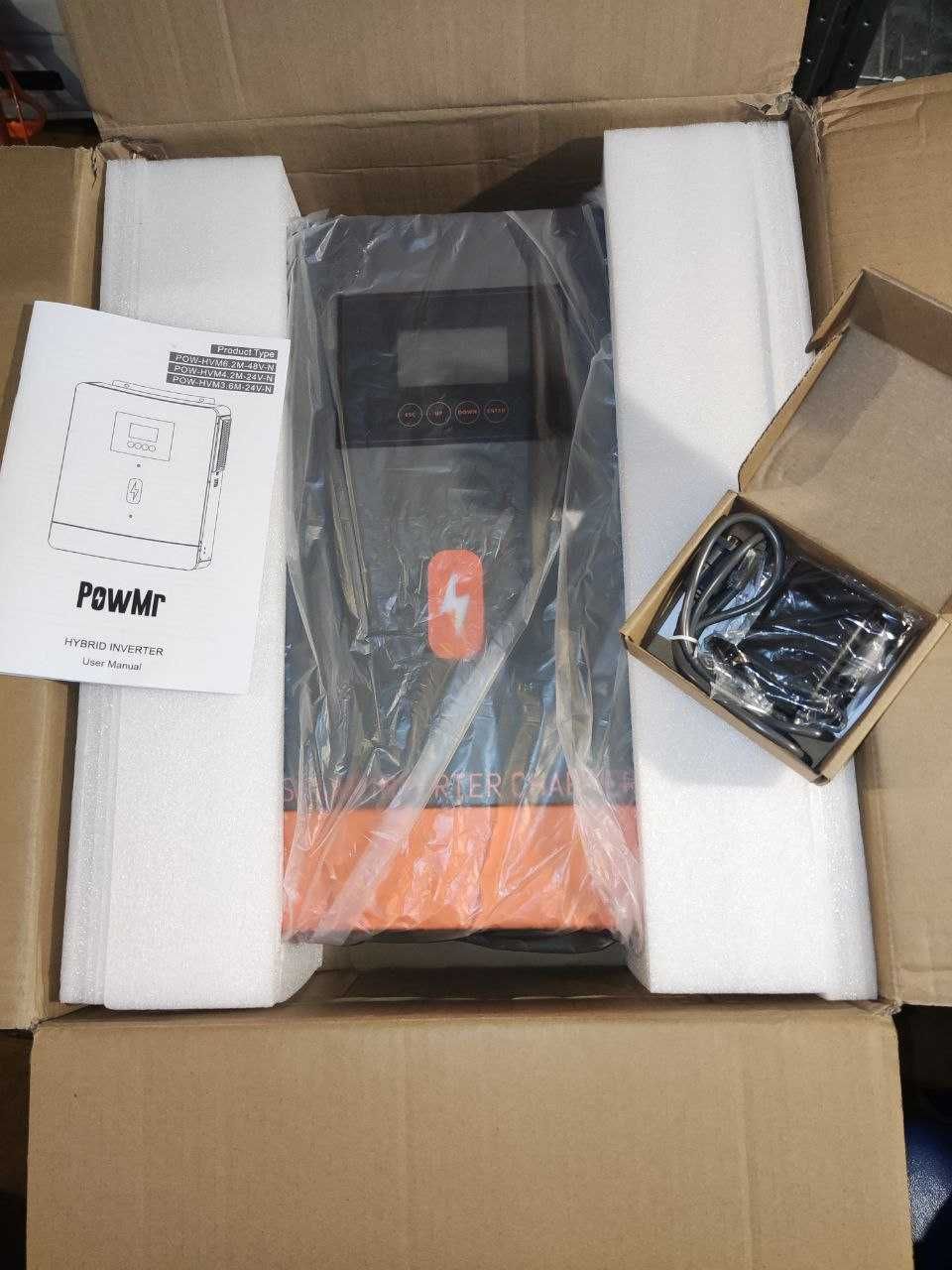 Гібридний сонячний інвертор PowMr 4,2 kw + WiFi модулеь! 24 Вольта.
