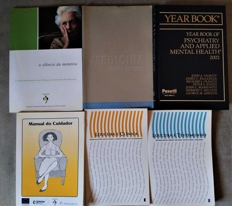 Livros lúdicos/didáticos/psiquiatria/psicologia/neurologia