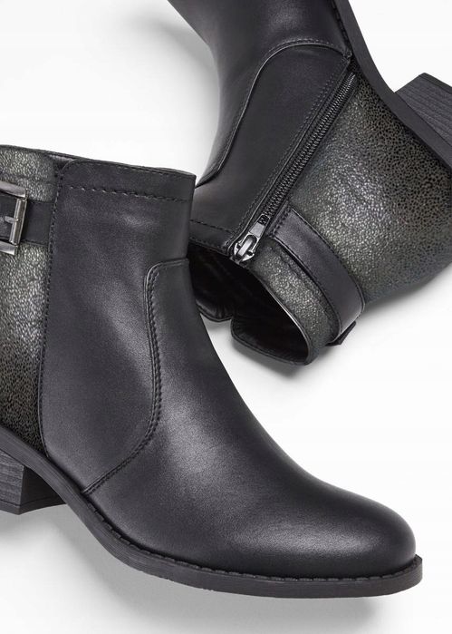 B.P.C botki damskie czarne 39.