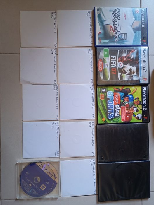 Caixas jogos ps2, demos e backups