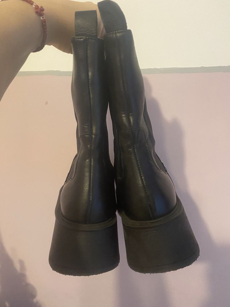 skórzane buty , jak nowe