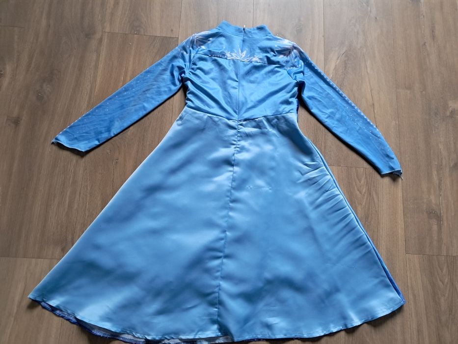 Elsa frozen kraina lodu sukienka strój przebranie 110-116