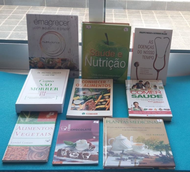 PROMOÇÕES: Livros sobre saúde: Alimentação, consulte a lista