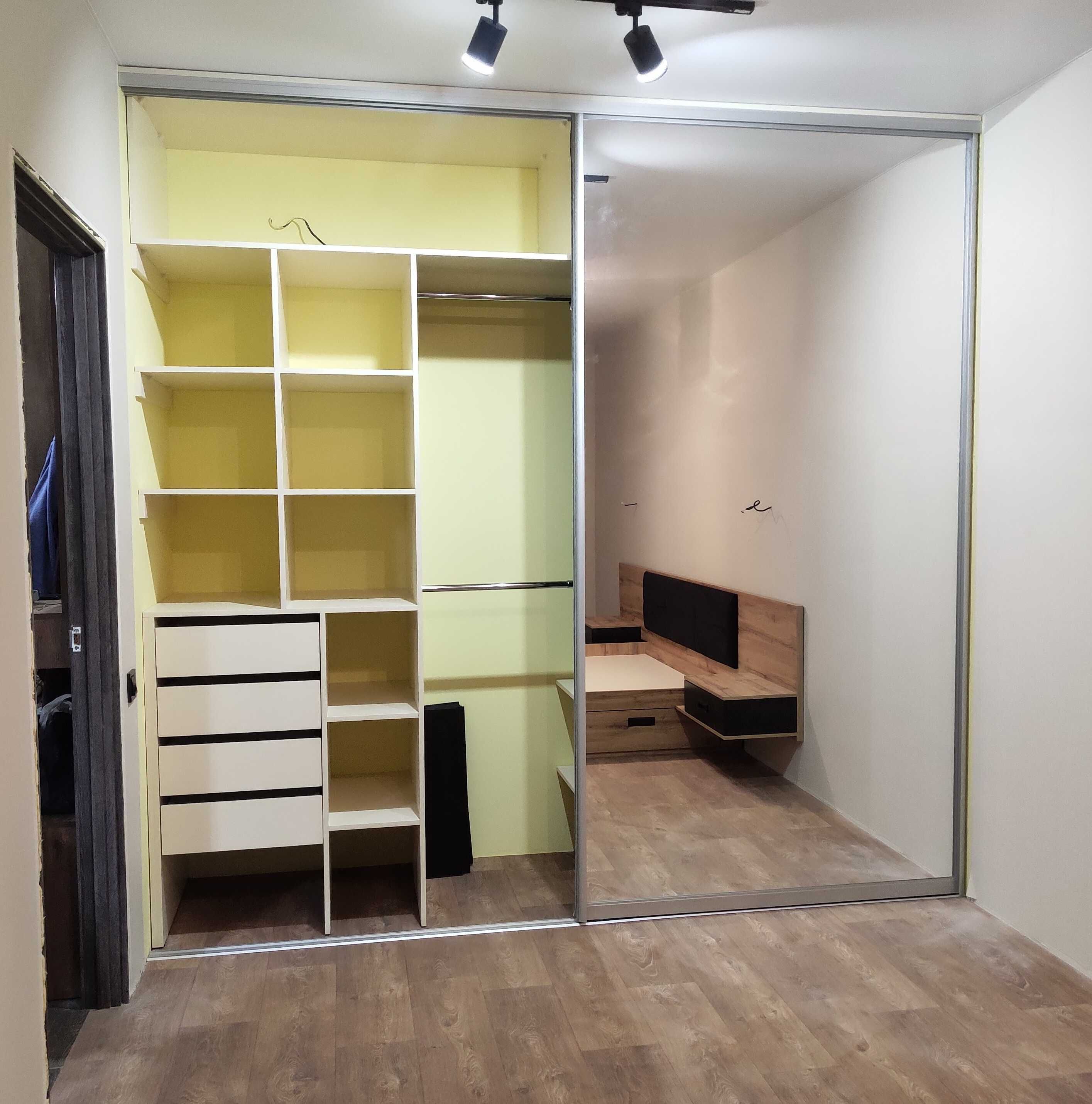 Шкафы-купе, ниши, гардеробные комнаты, по индивидуальному проекту!