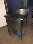 Bancada de inox com gaveta para borras de café
