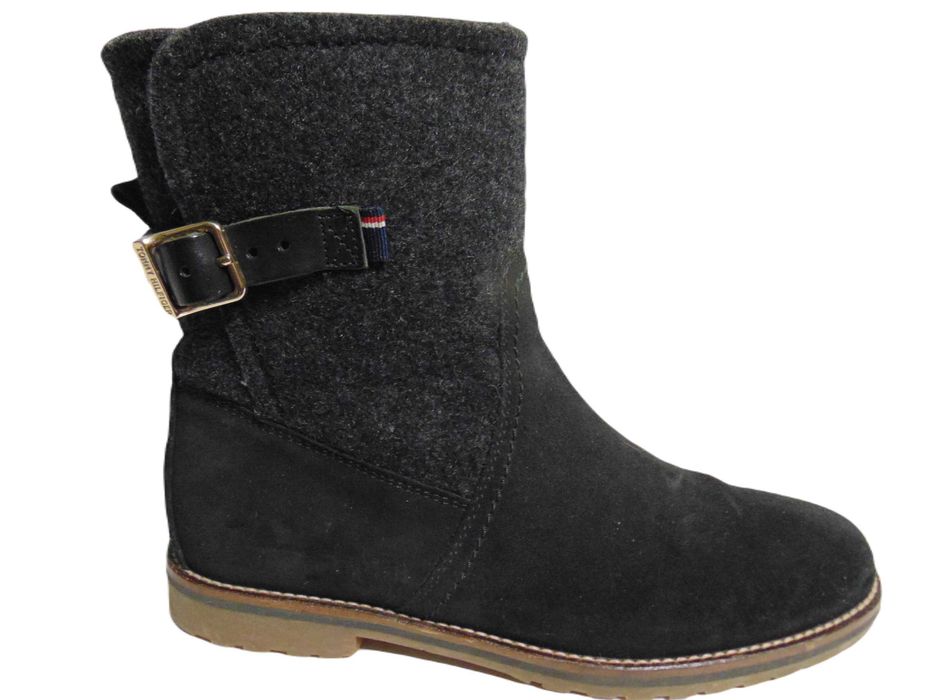 Tommy Hilfiger Wendy 8C - botki skóra z filcem 38/5/24cm