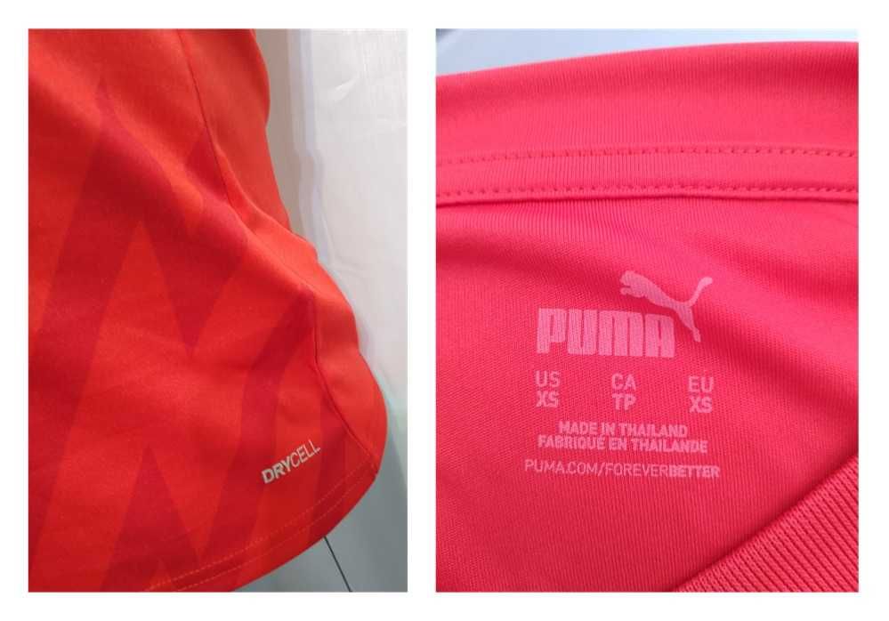 Puma t-shirt de futebol vermelha (315)