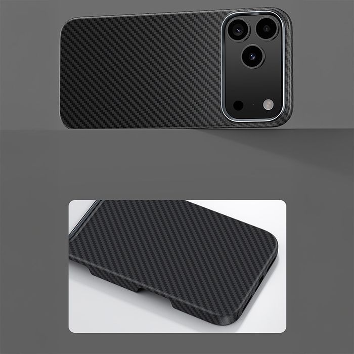 Etui Armor Air Kevlar Metal Frame 600D (0067) do Iphone 17 czarny