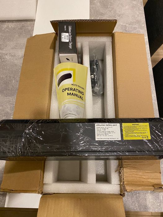 Bateria de bicicleta - MJ13 - Dorado