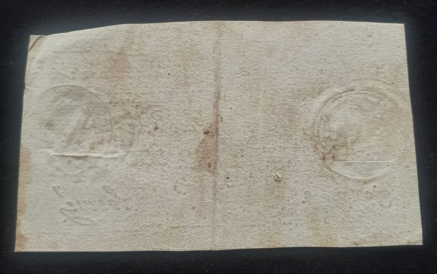 EUROPA REWOLUCJA FRANCUSKA 25 Sols 1792 Rok - Banknot Kolekcjonerski