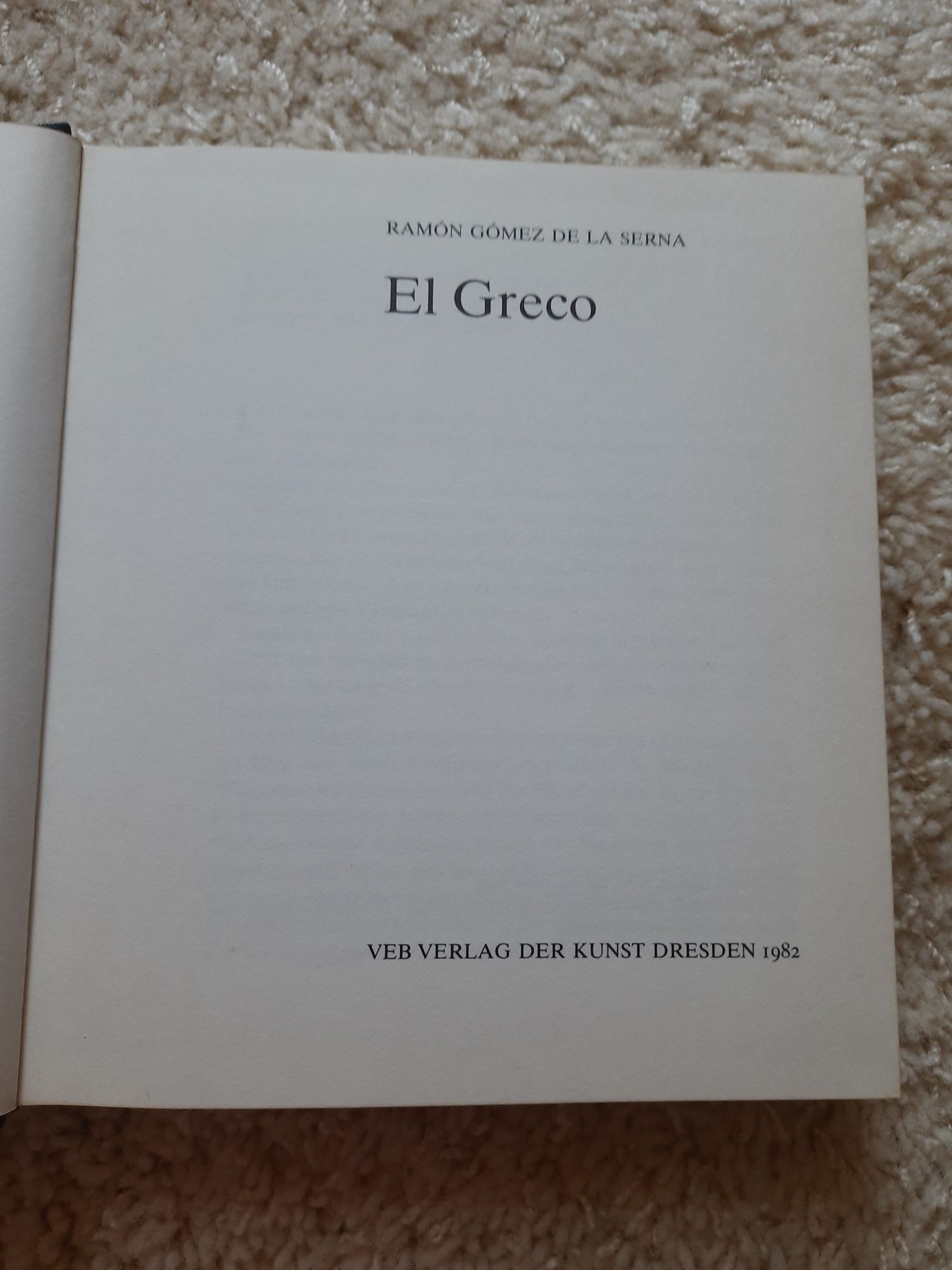 Книга El Gredo Ramon Gomez de la Serna