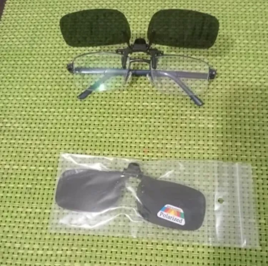 Поляризаційні сонцезахисні окуляри з кліпсою (накладки на очки)