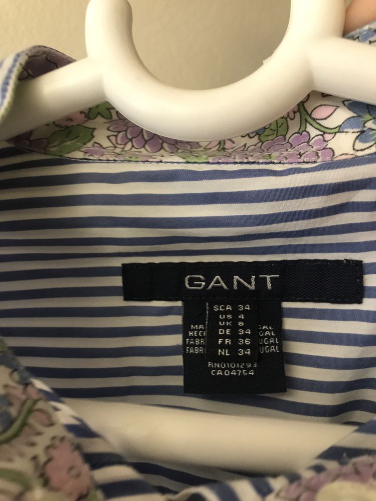 Camisa riscas de manga comprida Gant