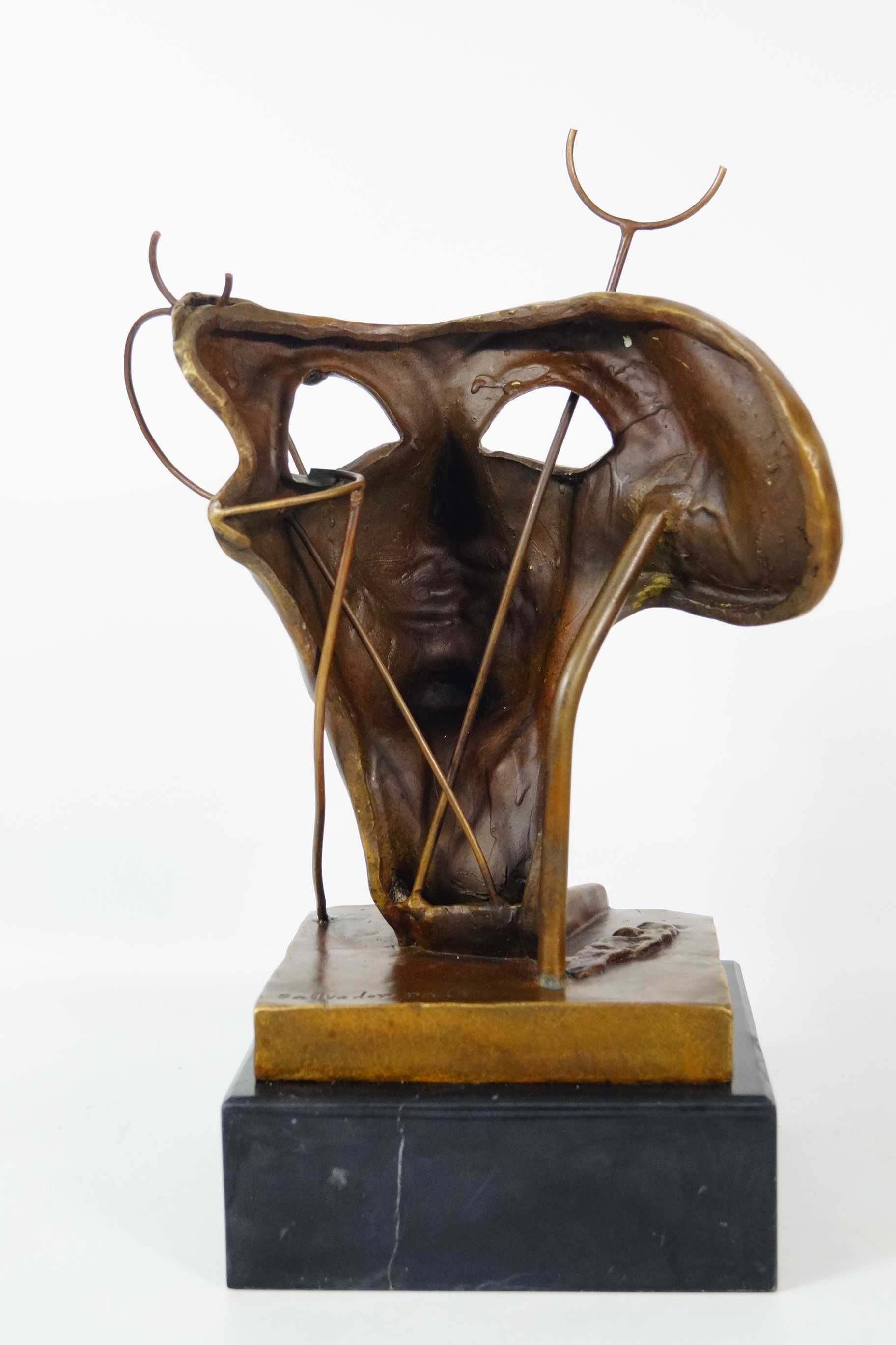 Figura z brązu rzeźba twarz abstrakcja SALVADOR DALI