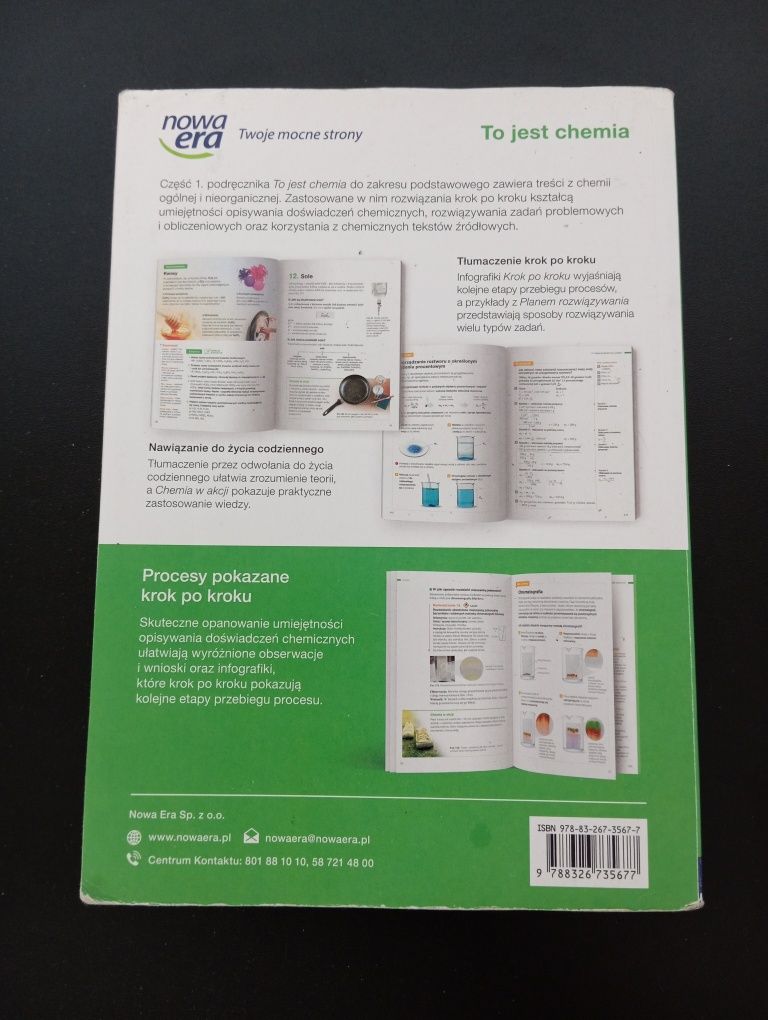 To jest chemia 1, zakres podstawowy - podręcznik.