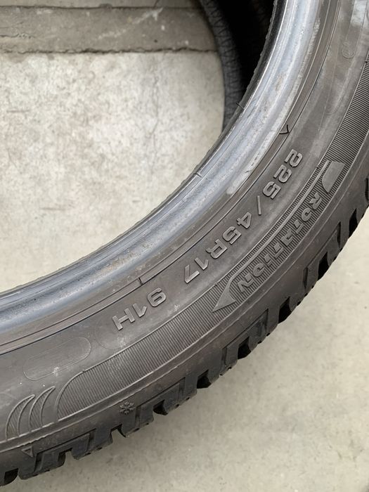 (4шт) 225/45R17 Fulda Kristall Control HP2 зимові шини