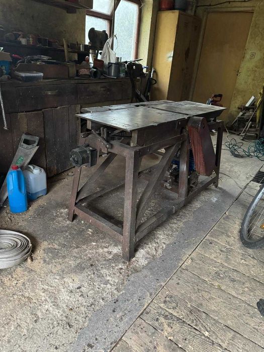 Heblarka do drewna solidna ciężka stabilna metalowa konstrukcja