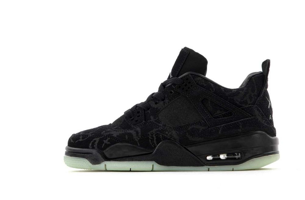 Мужские кроссовки Nike Air Jordan 4 "Retrо Kaws Black" Размеры 40-45