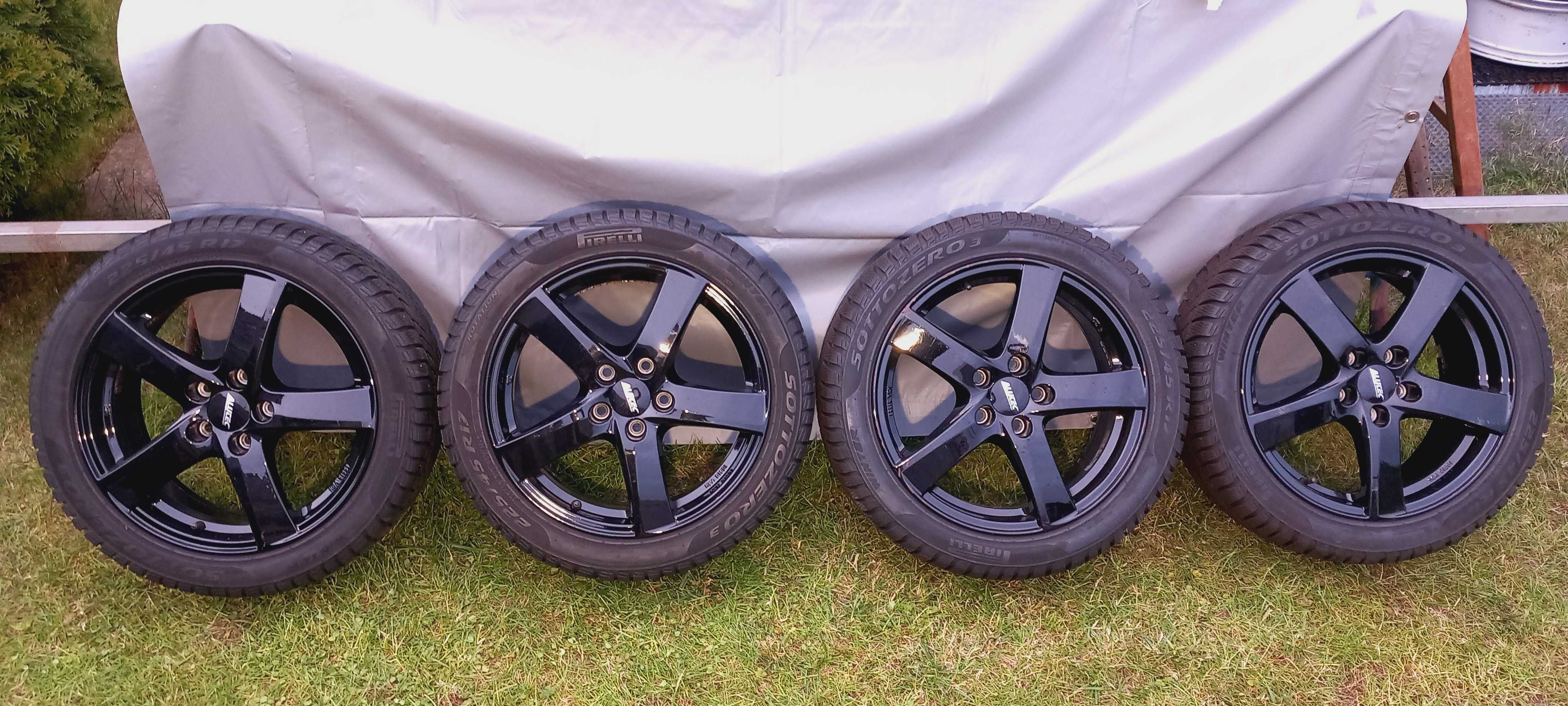 Koła zima Gr.VW/SKODA 7x17, 5x112, ET49+PIRELLI 225/45R17 M+S 2021/24r