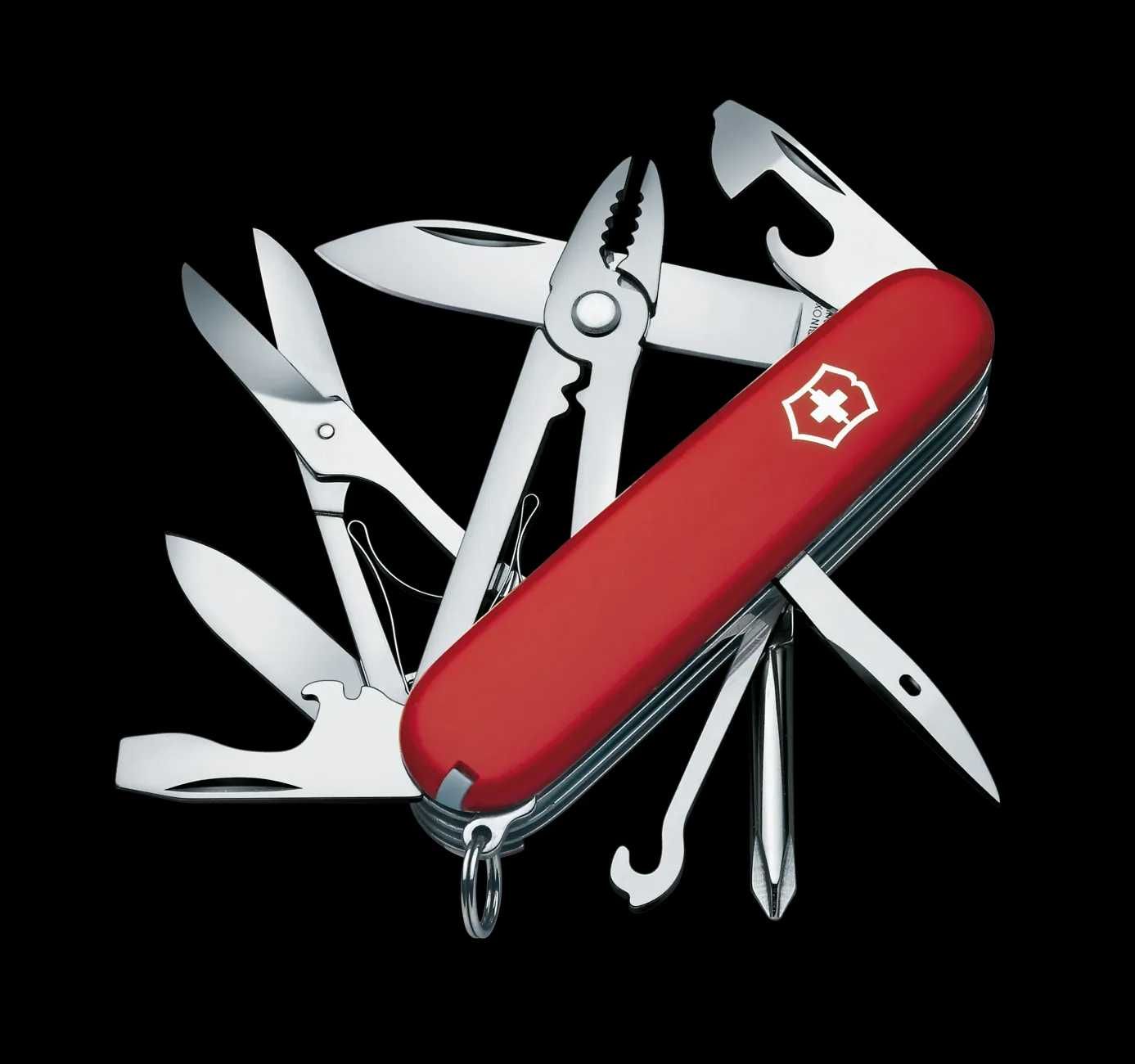 Victorinox Huntsman Preto/ Vermelho