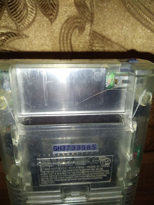 Консоль Nintendo GAME BOY DMG-01 Transparent + Картридж Tetris