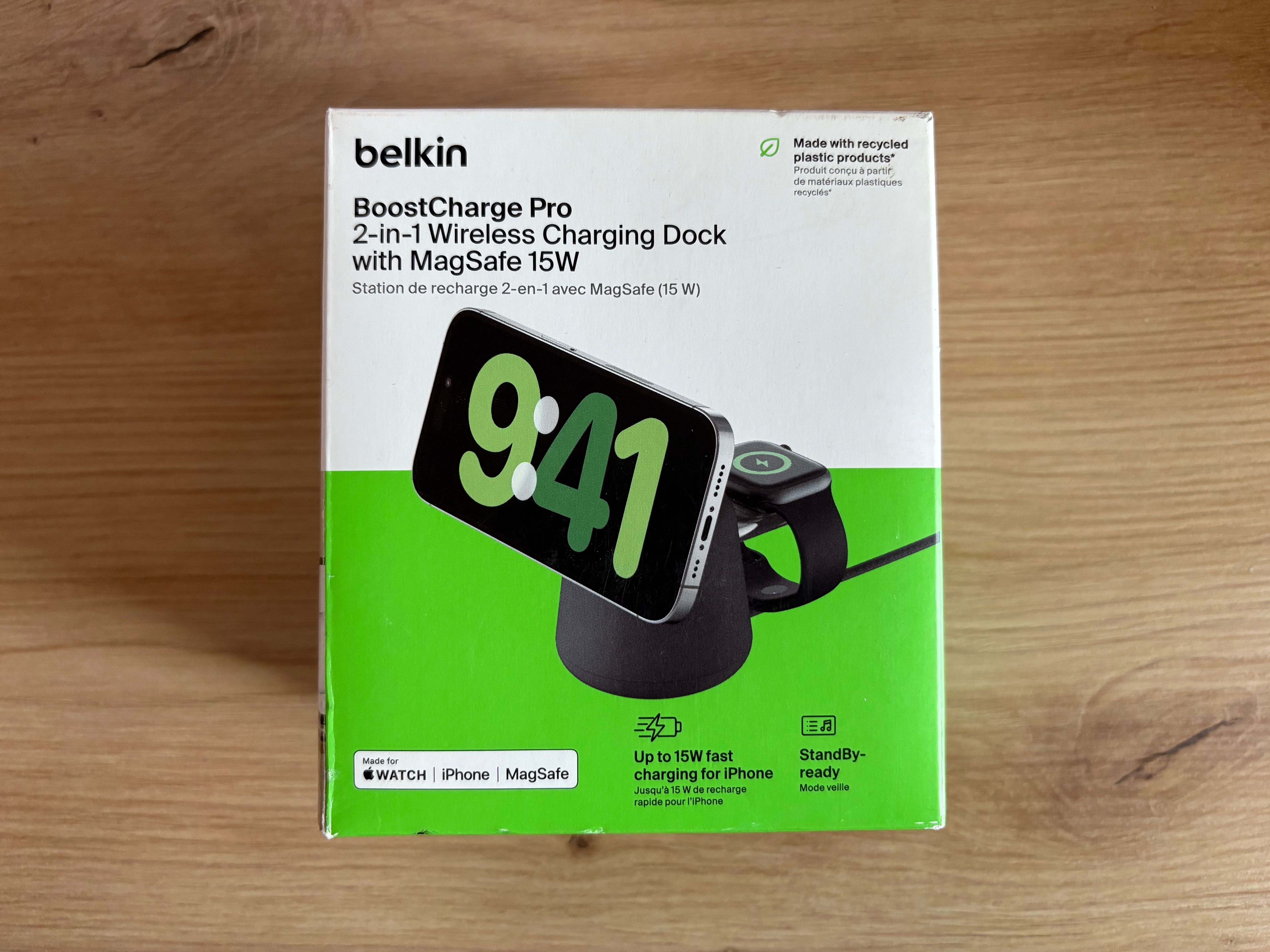 Ładowarka Belkin BoostCharge PRO MagSafe 2w1 - Stan bdb!